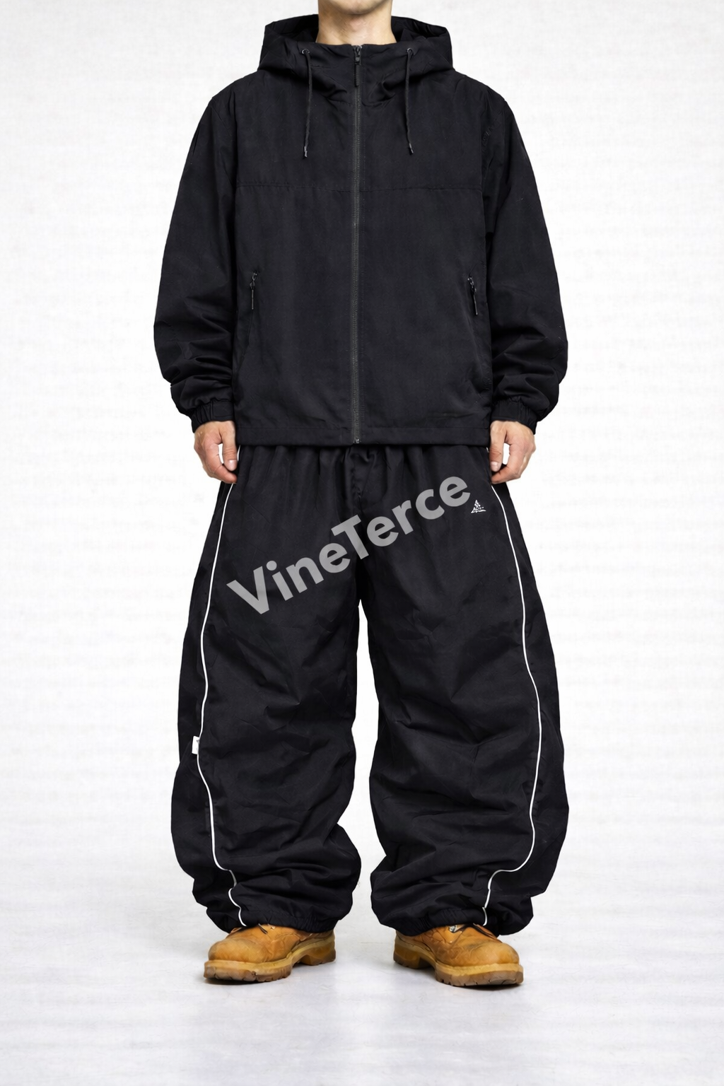 VineTerce PxL Baggy Pants Black