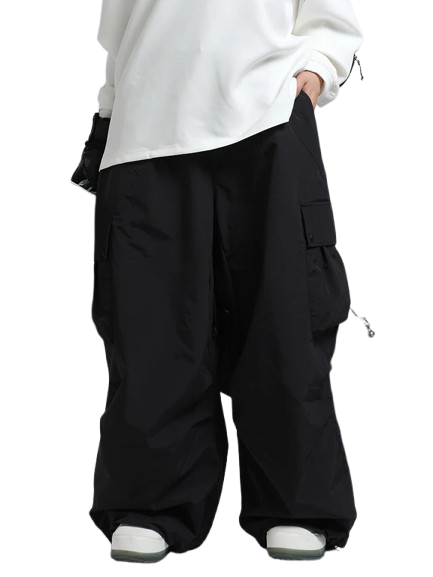 VineTerce Baggy Snow Pants Black