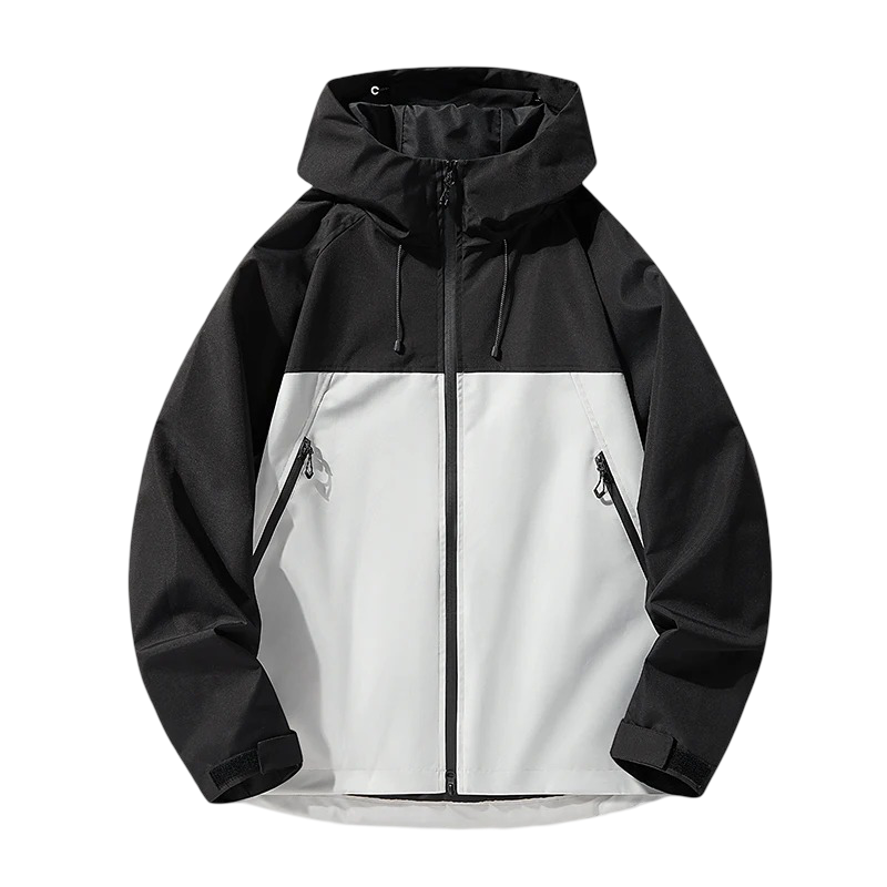 VineTerce Jacket Black and White